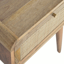 Chatham Woven 1 Drawer Bedside Table by Lavishway | Bedside Tables-51784