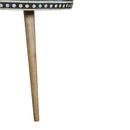 Woven Bone Inlay Nordic Style End Table by Lavishway | Side Tables-59137