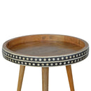 Woven Bone Inlay Nordic Style End Table by Lavishway | Side Tables-59135