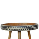 Woven Bone Inlay Nordic Style End Table by Lavishway | Side Tables-59134