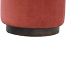 Woven Large Brick Velvet Fabric Footstool by Lavishway | Footstool-59165