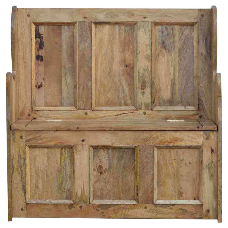 Woven Solid Wood Storage Bench by Lavishway | Benches & Storage Benches-59141