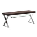 Xen Wood Top & Steel Base Coffee Table by Lavishway | Coffee Tables-22982
