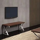 Xen Contemporary TV Unit With Glass Shalf by Lavishway | TV Units Cabinets-22975