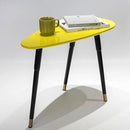 Luca Black Painted Wooden Legs Side Table by Lavishway | Side Tables-23159