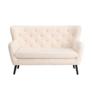 Yak Faux Sheepskin 2 Seater Sofa by Lavishway | faux/leather-23509