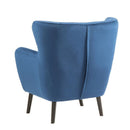 Yak Velvet Upholstered Armchair by Lavishway | Velvet Sofa-23489