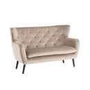 Wooden Frame Yak Velvet 2 Seater Sofa by Lavishway | Velvet Sofa-23519