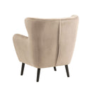 Yak Velvet Upholstered Armchair by Lavishway | Velvet Sofa-23488