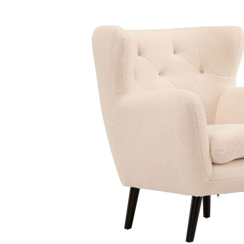 Yak Velvet Upholstered Armchair by Lavishway | Velvet Sofa-23482