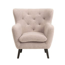 Yak Velvet Upholstered Armchair by Lavishway | Velvet Sofa-23485