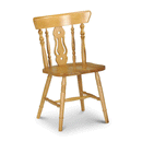 Yorkshire Fiddle Back Wooden Dining Chair by Lavishway | Dining Chairs-60510