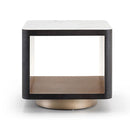 Zeta Marble Effect Top Side Table by Lavishway | Side Tables-22973