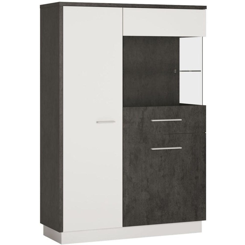 Zingaro Low Right Hand Display Cabinet by Lavishway | Display Cabinets-44029