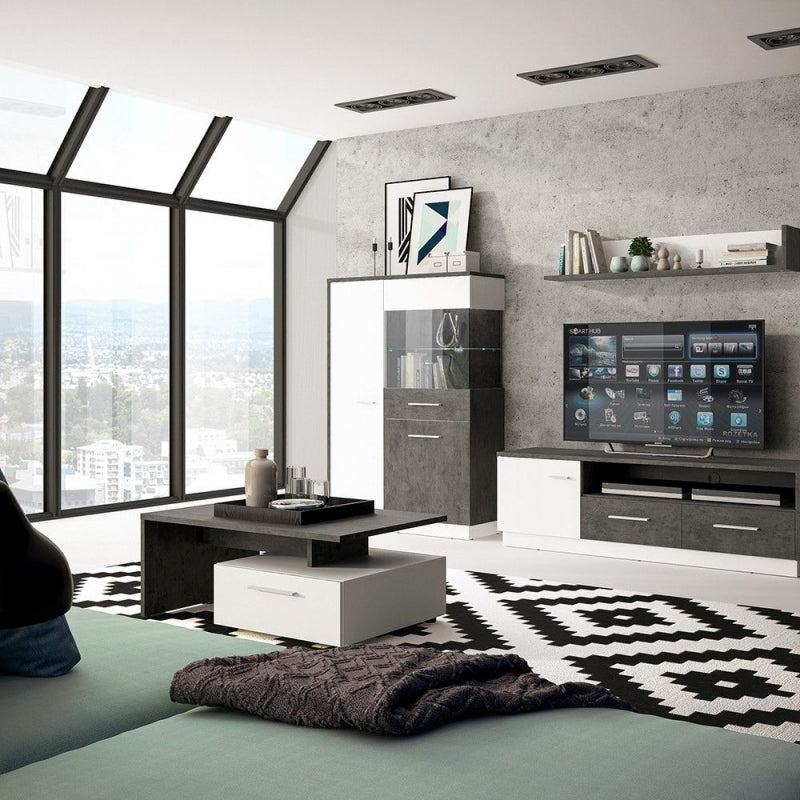 Zingaro Single Drawer Storage Coffee Table by Lavishway | Coffee Tables-44001