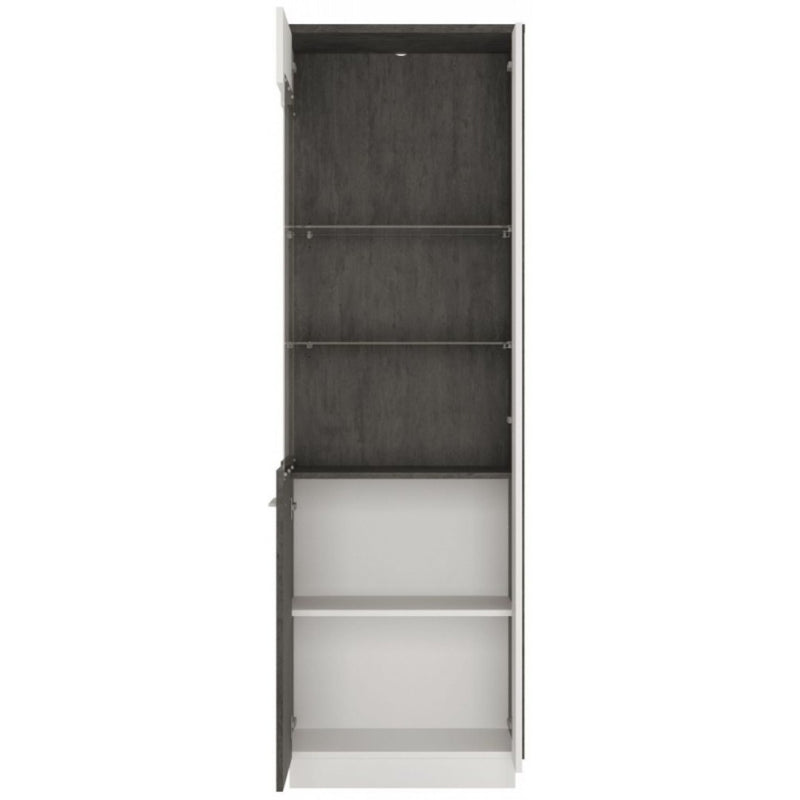 Zingaro Left Hand Glazed Display Cabinet by Lavishway | Display Cabinets-44023