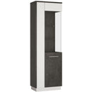 Zingaro Right Hand Glazed Display Cabinet by Lavishway | Display Cabinets-44018