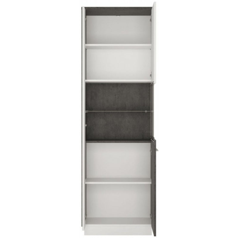Zingaro Tall Right Hand Display Cabinet by Lavishway | Display Cabinets-44025