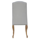 Luxury Natural Fabric Dining Chair Set of 2 by Lavishway | Dining Chairs-31117