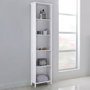Alaska White Wooden Tall Storage Unit by Lavishway | Cupboards & Cabinets-30866