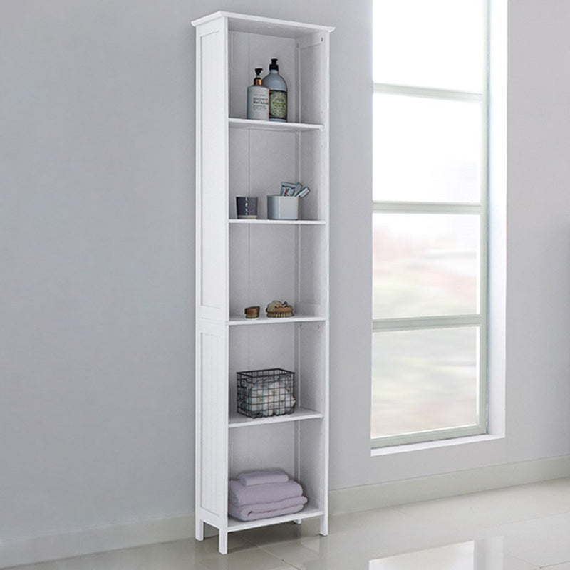 Alaska White Wooden Tall Storage Unit by Lavishway | Cupboards & Cabinets-30866