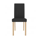 Anna Grey Comfy Fabric Dining Chair Set of 2 by Lavishway | Dining Chairs-34072