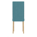 Amelia Teal Fabric Dining Chair Set of 2 by Lavishway | Dining Chairs-34067