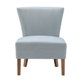Austen Contemporary Linen Fabric Chair by Lavishway | Bedroom Chairs-38028