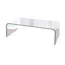 Azurro Clear Glass Coffee Table by Lavishway | Coffee Tables-30770