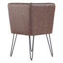 Studded Back Leather Corner Dining Bench by Lavishway | Dining Benches-31347