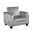 Traditional Crushed Velvet Armchair by Lavishway | Velvet Sofa-34053