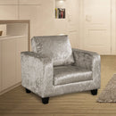 Traditional Crushed Velvet Armchair by Lavishway | Velvet Sofa-34051
