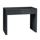 Puro Charcoal High Gloss Dressing Table by Lavishway | Dressing Tables-34118
