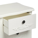 Antoinette White 3 Drawer Chest by Lavishway | Chest Of Drawers-30816