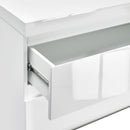 Puro White High Gloss 4 Drawer Chest by Lavishway | Chest Of Drawers-34103