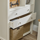 Cotswold Oak Top Finish Cream Bookcase by Lavishway | Book Shelves and Cabinets-35404