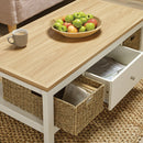 Cotswold Cream 1 Drawer Coffee Table by Lavishway | Coffee Tables-35411