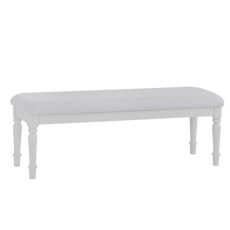 Marseille Soft Grey Painted Bedroom Bench by Lavishway | Benches & Storage Benches-35841