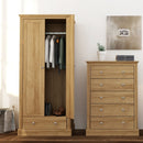 Devon Oak Effect 5 Chest of Drawers by Lavishway | Chest Of Drawers-35733