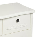Antoinette White 5 Drawer Chest by Lavishway | Chest Of Drawers-30805