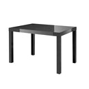 Monroe Puro Black High Gloss Dining Table by Lavishway | Dining Tables-33652