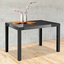 Monroe Puro Black High Gloss Dining Table by Lavishway | Dining Tables-33651