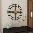 Retro Nordic Metal Round Wall Clock by Lavishway | Wall Clocks-38392