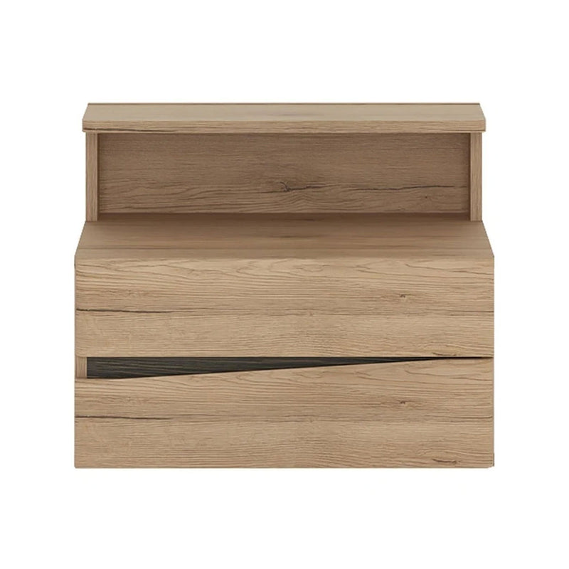 Kensington Oak Right Hand Bedside Cabinet by Lavishway | Bedside Tables-45172