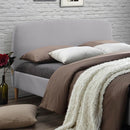 Geneva Fabric Upholstered Bedframe by Lavishway | Fabric Beds-35778