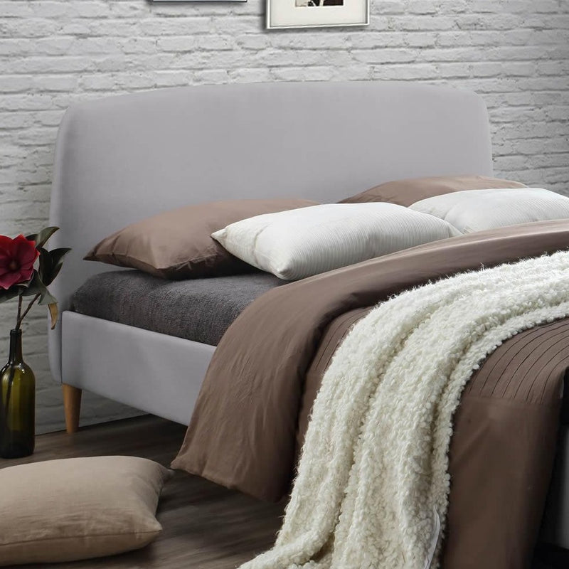 Geneva Fabric Upholstered Bedframe by Lavishway | Fabric Beds-35778