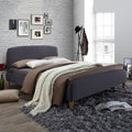Geneva Fabric Upholstered Bedframe by Lavishway | Fabric Beds-35773