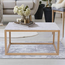 Harlow Marble Top Oak Coffee Table by Lavishway | Coffee Tables-34025