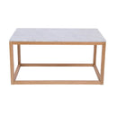 Harlow Marble Top Oak Coffee Table by Lavishway | Coffee Tables-34027