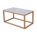 Harlow Marble Top Oak Coffee Table by Lavishway | Coffee Tables-34026